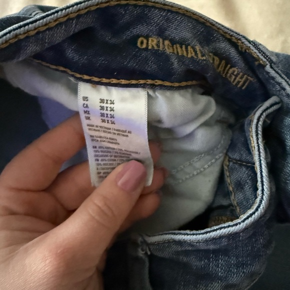 Men's American Eagle Blue Jeans 30x34 - Picture 5 of 6